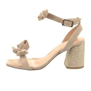 ~Castanet~ Suede Block Sandals with Bows
